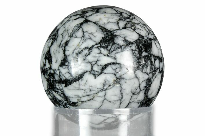 Polished Pinolite Sphere - Austria #343946